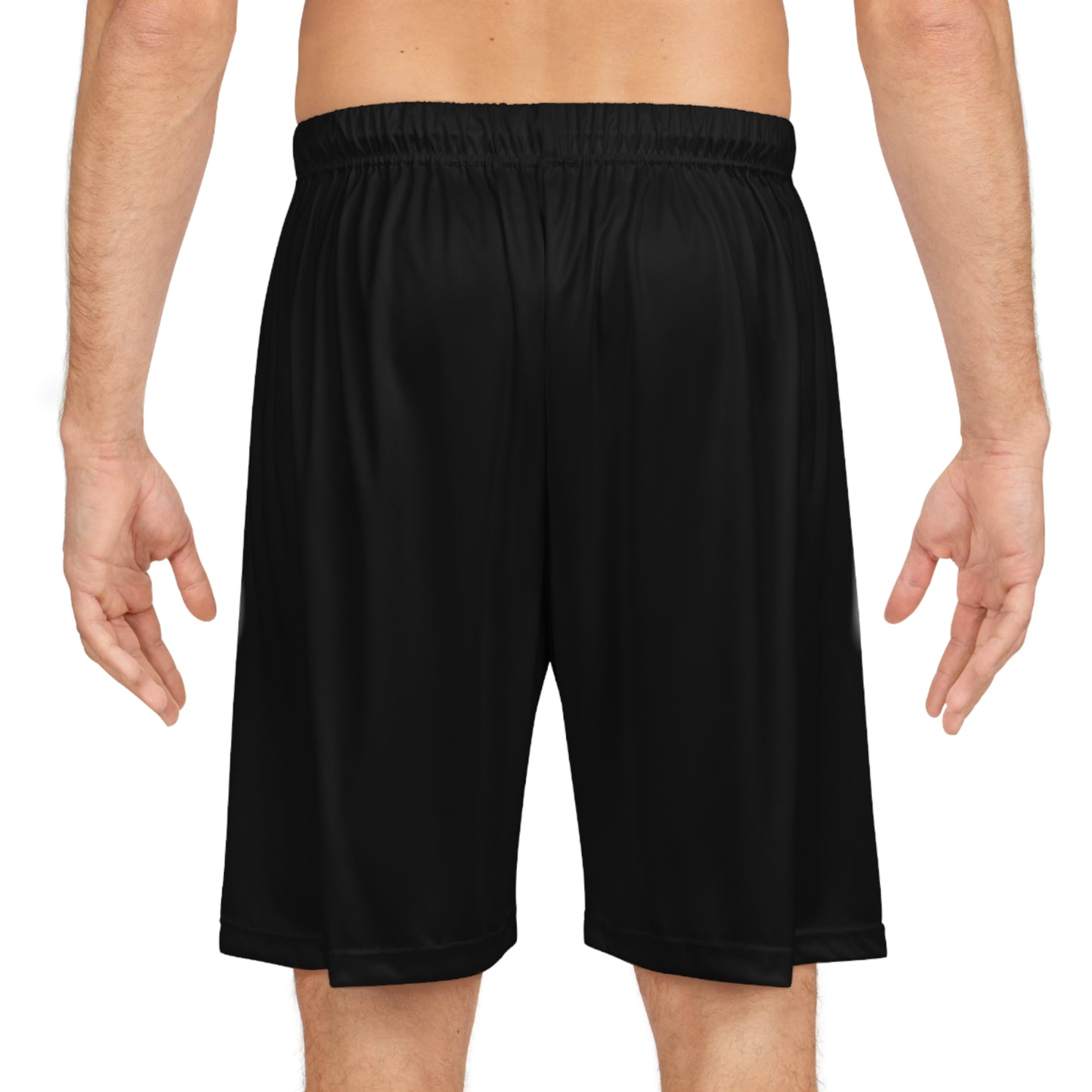 a Piece of Him - Black basketball shorts