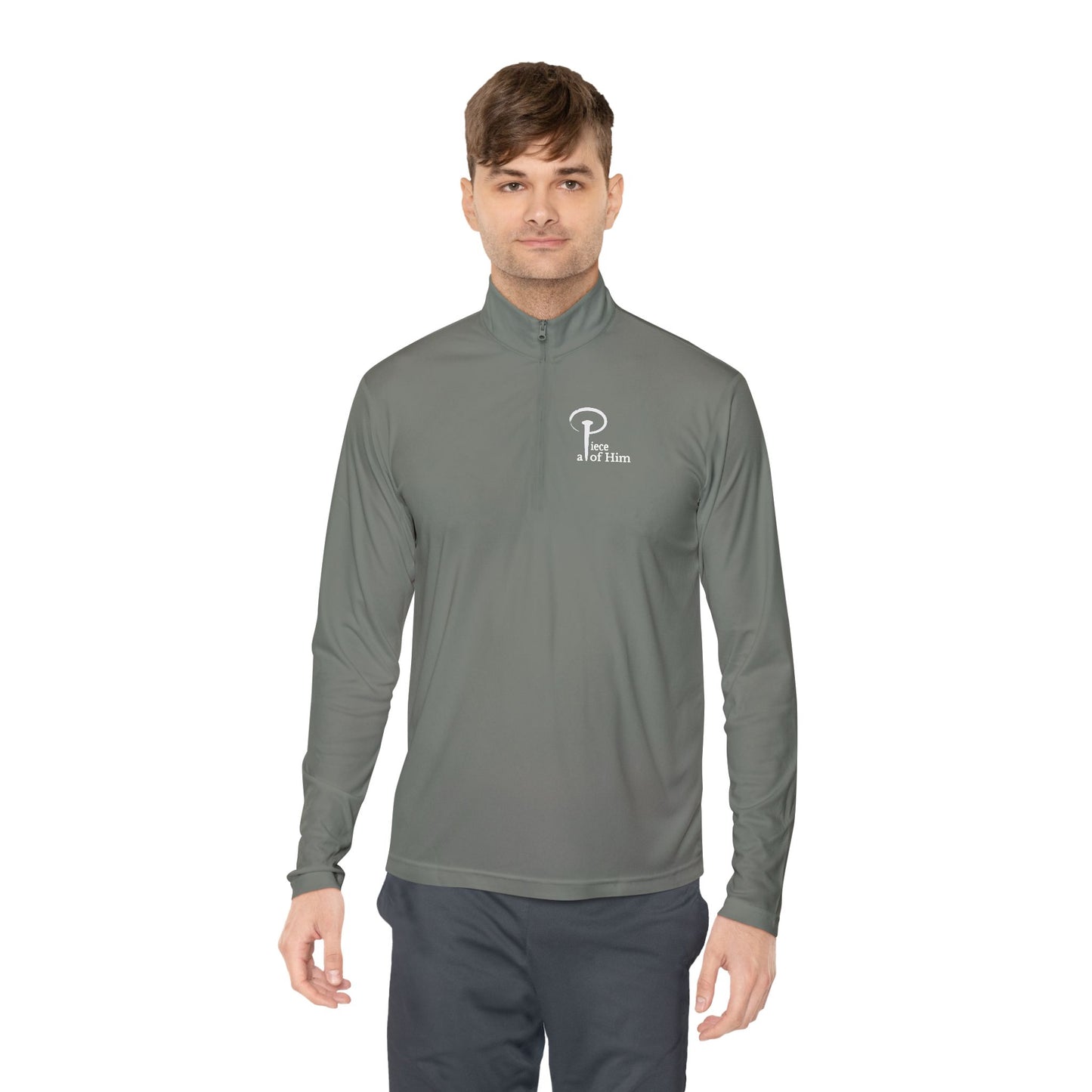 a Piece of Him - Unisex Quarter-Zip Pullover