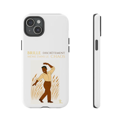 Brille discrètement with Image - Chic Phone Case white