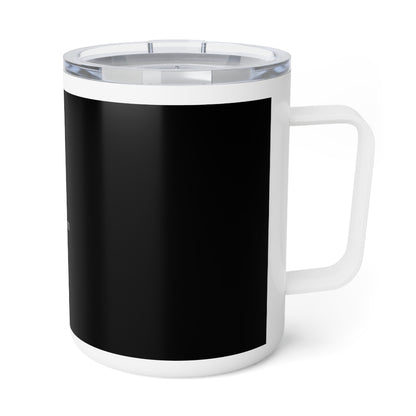 Insulated Coffee Mug with our logo - black