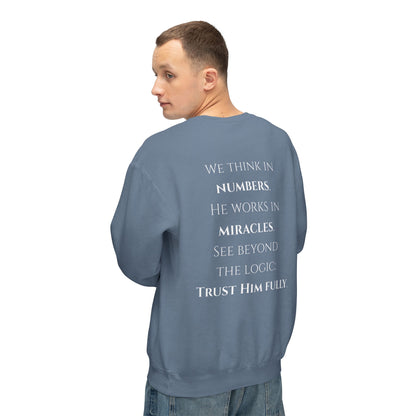 Trust Him Fully - Unisex crewneck sweatshirt
