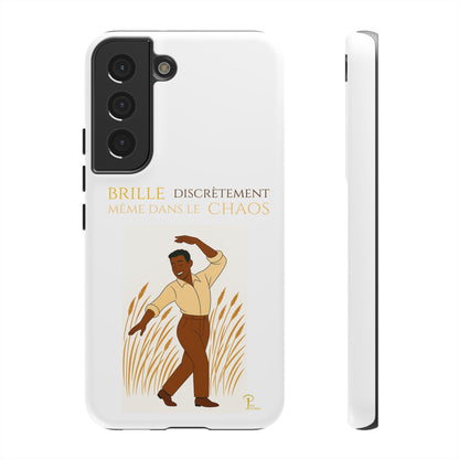 Brille discrètement with Image - Chic Phone Case white