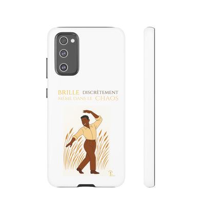 Brille discrètement with Image - Chic Phone Case white