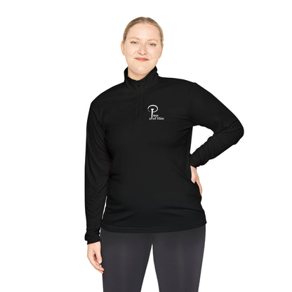 a Piece of Him - Unisex Quarter-Zip Pullover