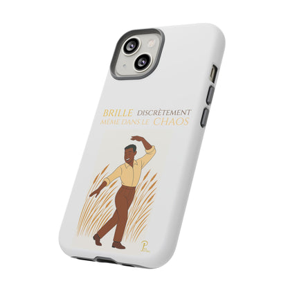 Brille discrètement with Image - Chic Phone Case white