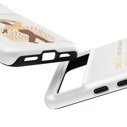Brille discrètement with Image - Chic Phone Case white