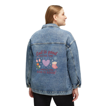 God Is Good Women's Denim Jacket
