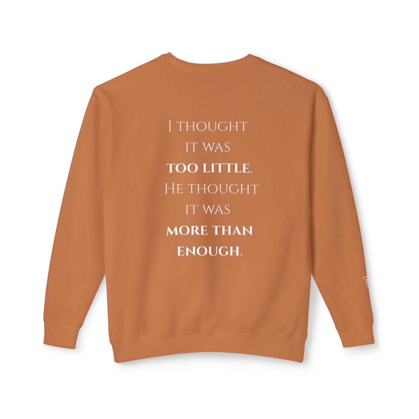 More Than Enough - Unisex crewneck sweatshirt
