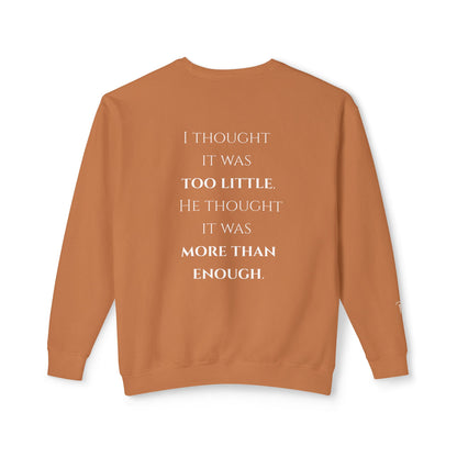More Than Enough - Unisex crewneck sweatshirt