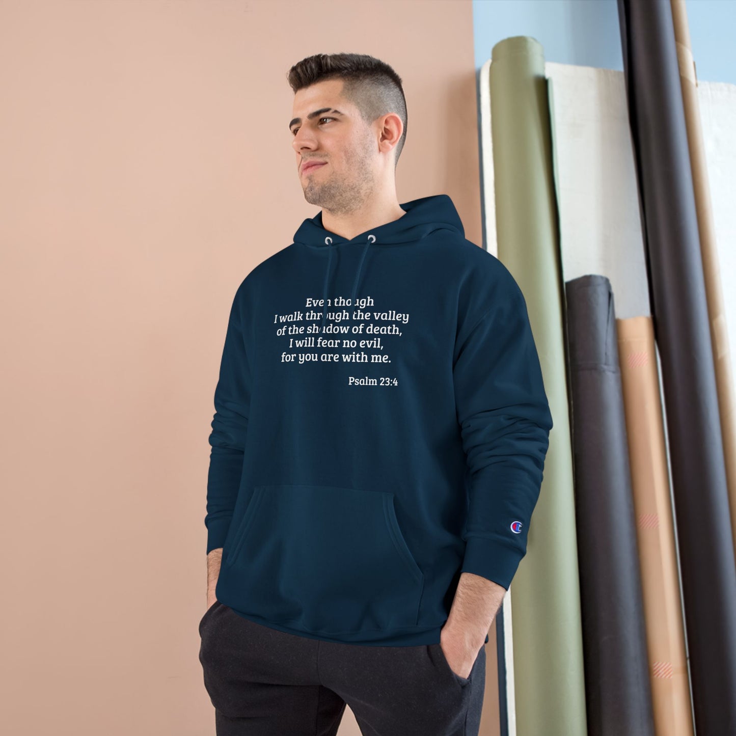 Psalm 23:4 - Champion Hoodie