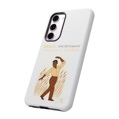 Brille discrètement with Image - Chic Phone Case white