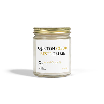 Que Ton Cœur Reste Calme -Calming Scented Candle