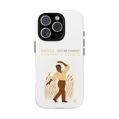 Brille discrètement with Image - Chic Phone Case white