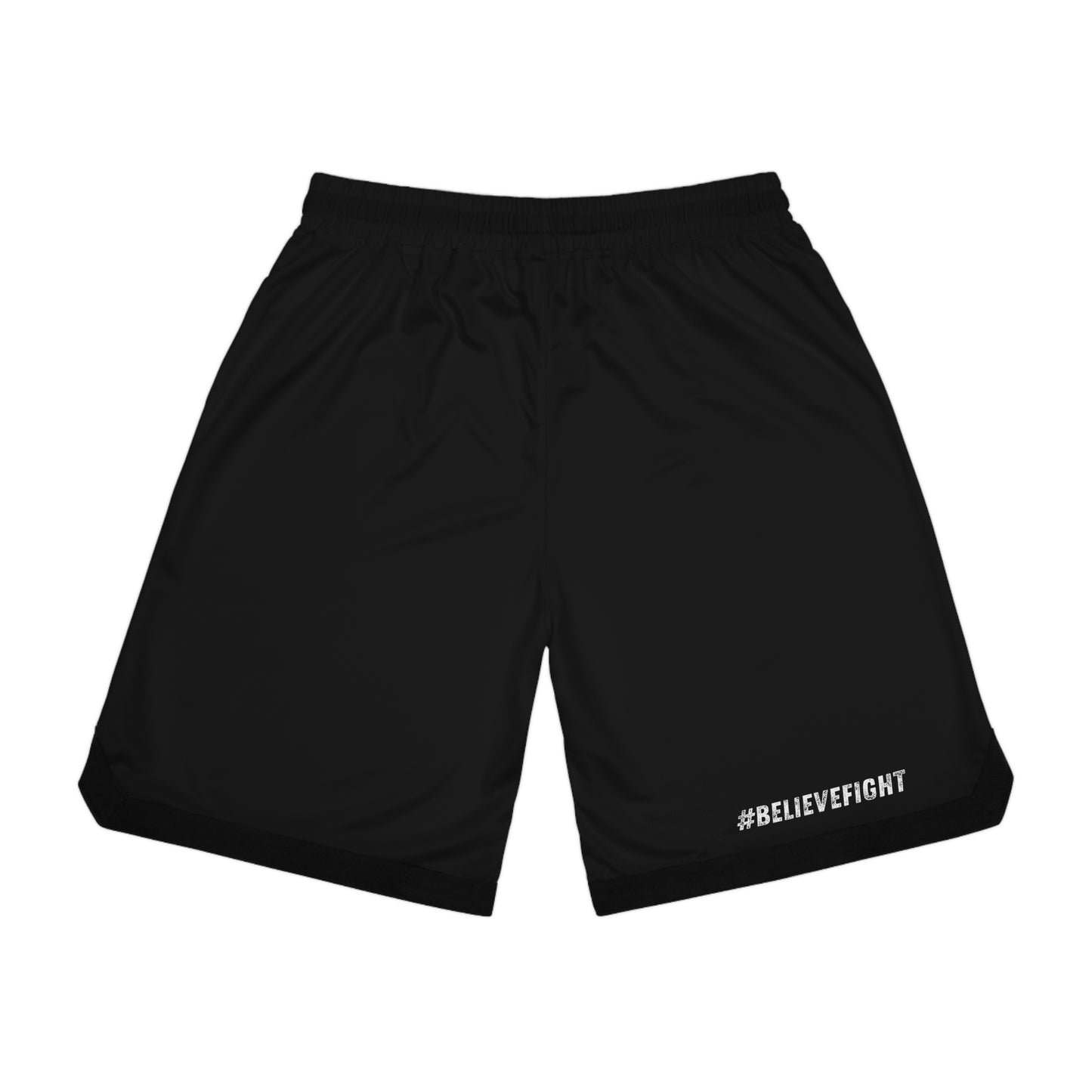 #BELIEVEFIGHT - Black basketball shorts