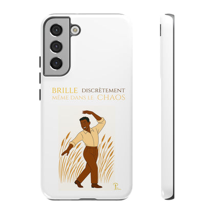 Brille discrètement with Image - Chic Phone Case white