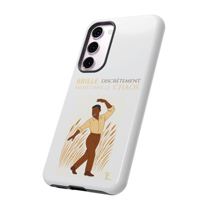 Brille discrètement with Image - Chic Phone Case white