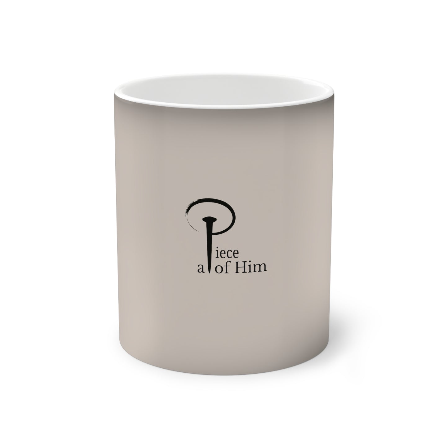 Color-Changing Ceramic Coffee Cup with our logo