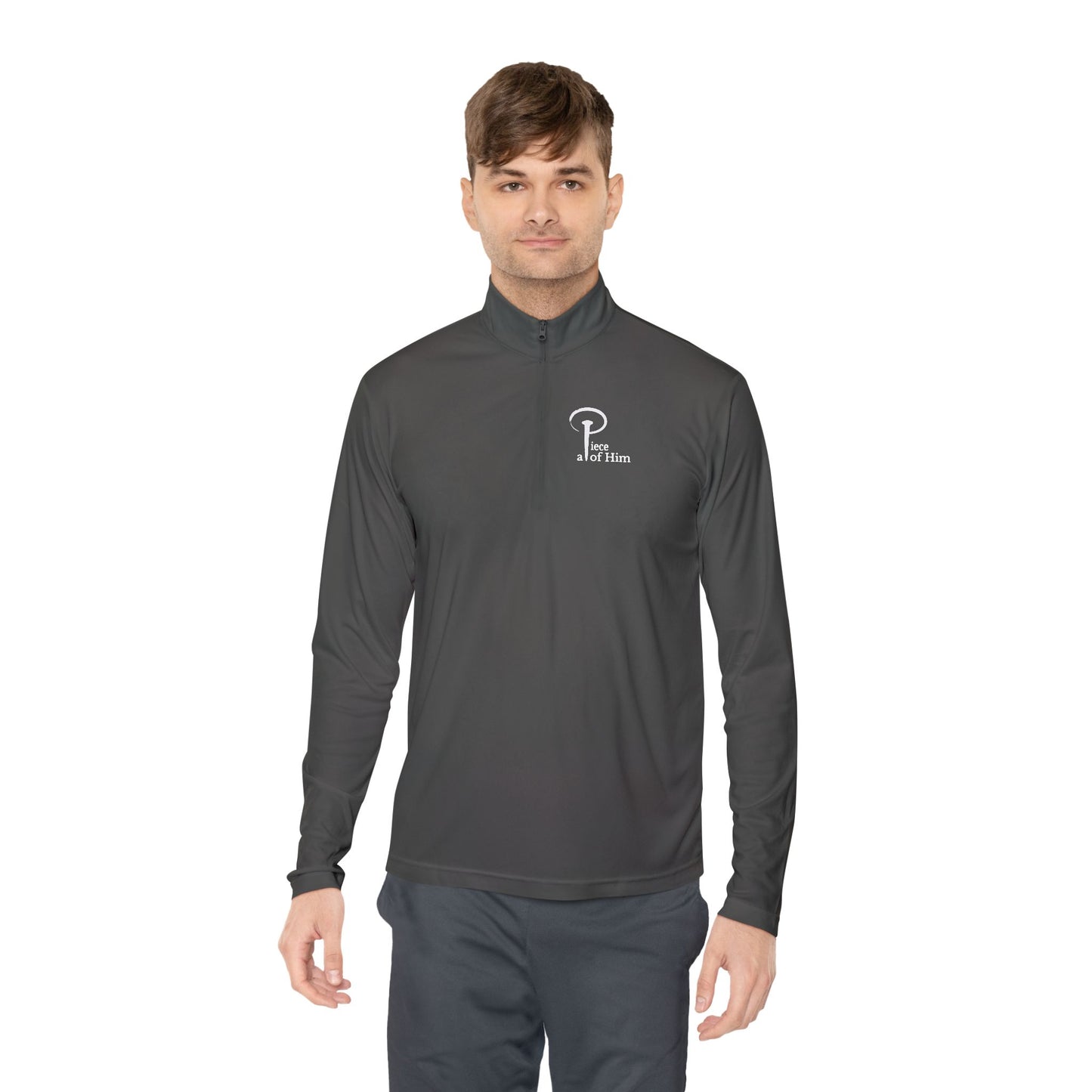 a Piece of Him - Unisex Quarter-Zip Pullover