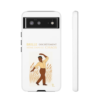 Brille discrètement with Image - Chic Phone Case white