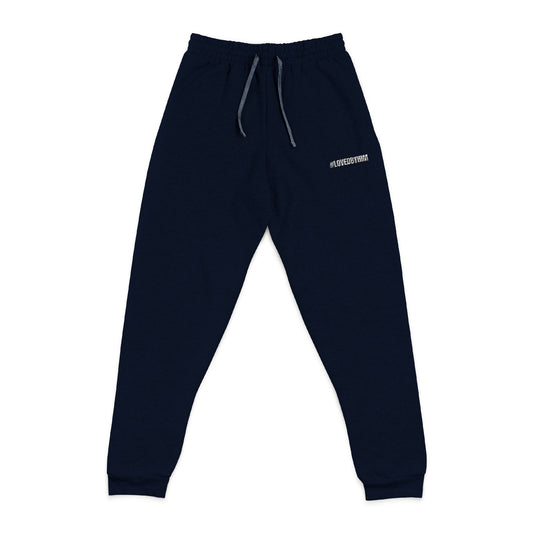 #LovedByHim - Embroidered joggers