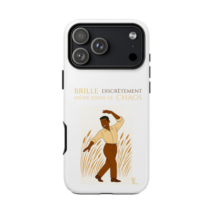 Brille discrètement with Image - Chic Phone Case white