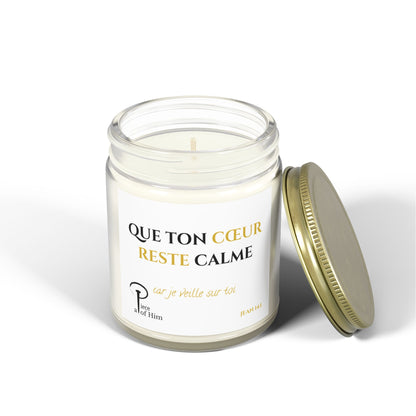 Que Ton Cœur Reste Calme -Calming Scented Candle