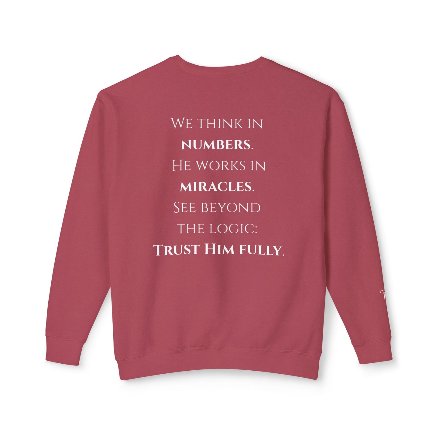 Trust Him Fully - Unisex crewneck sweatshirt
