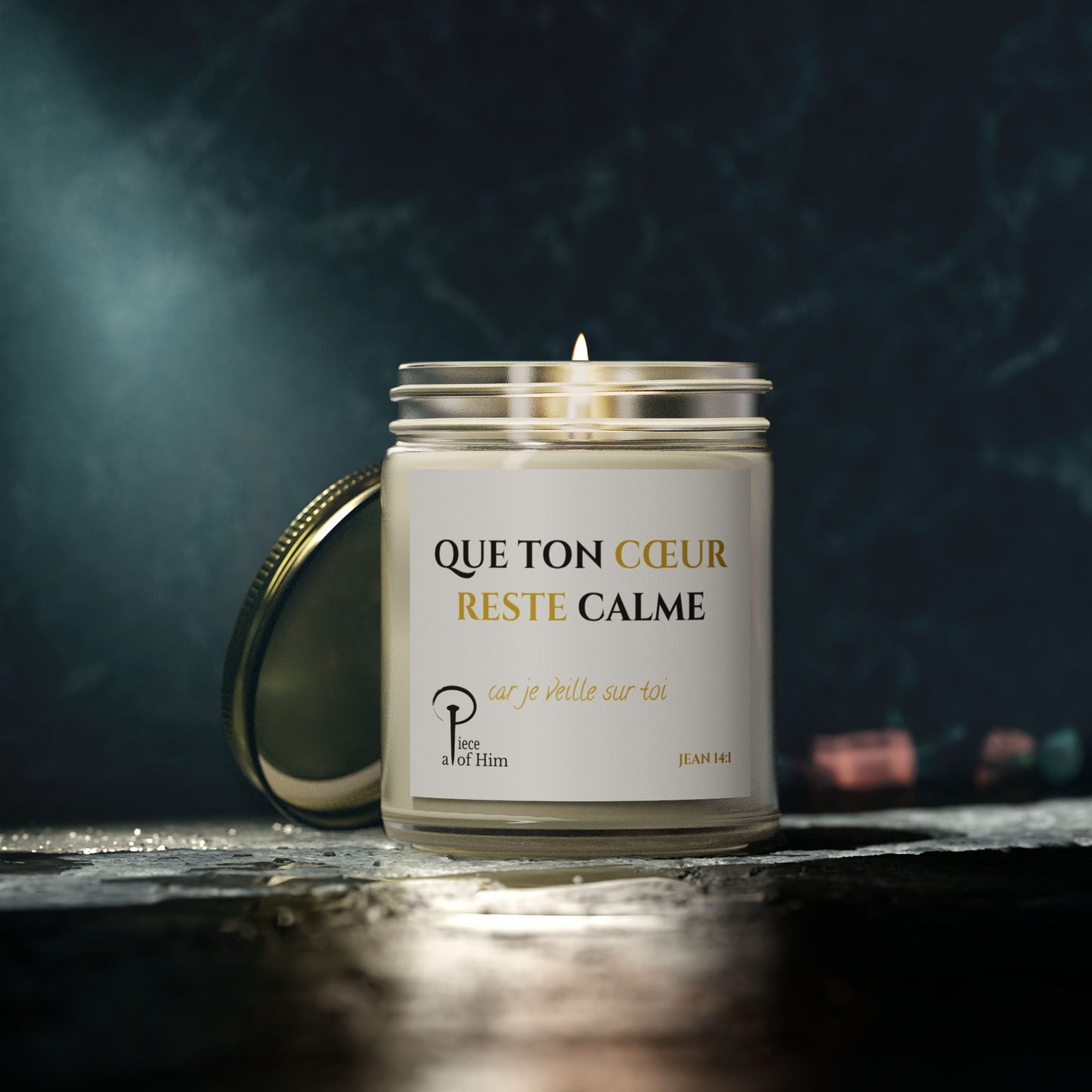 Que Ton Cœur Reste Calme -Calming Scented Candle