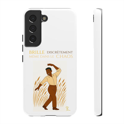 Brille discrètement with Image - Chic Phone Case white