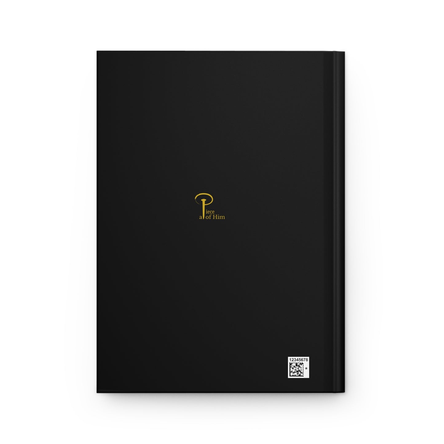 Regarde avec douceur - Elegant Hardcover Journal - black