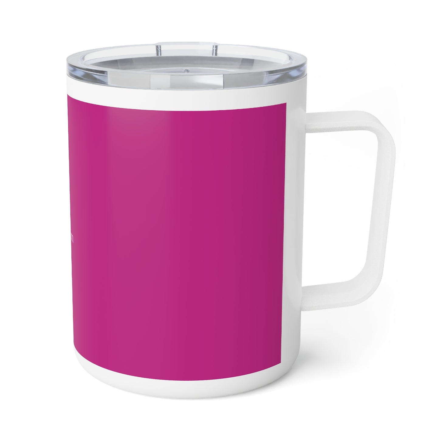 Insulated Coffee Mug with our logo- purple