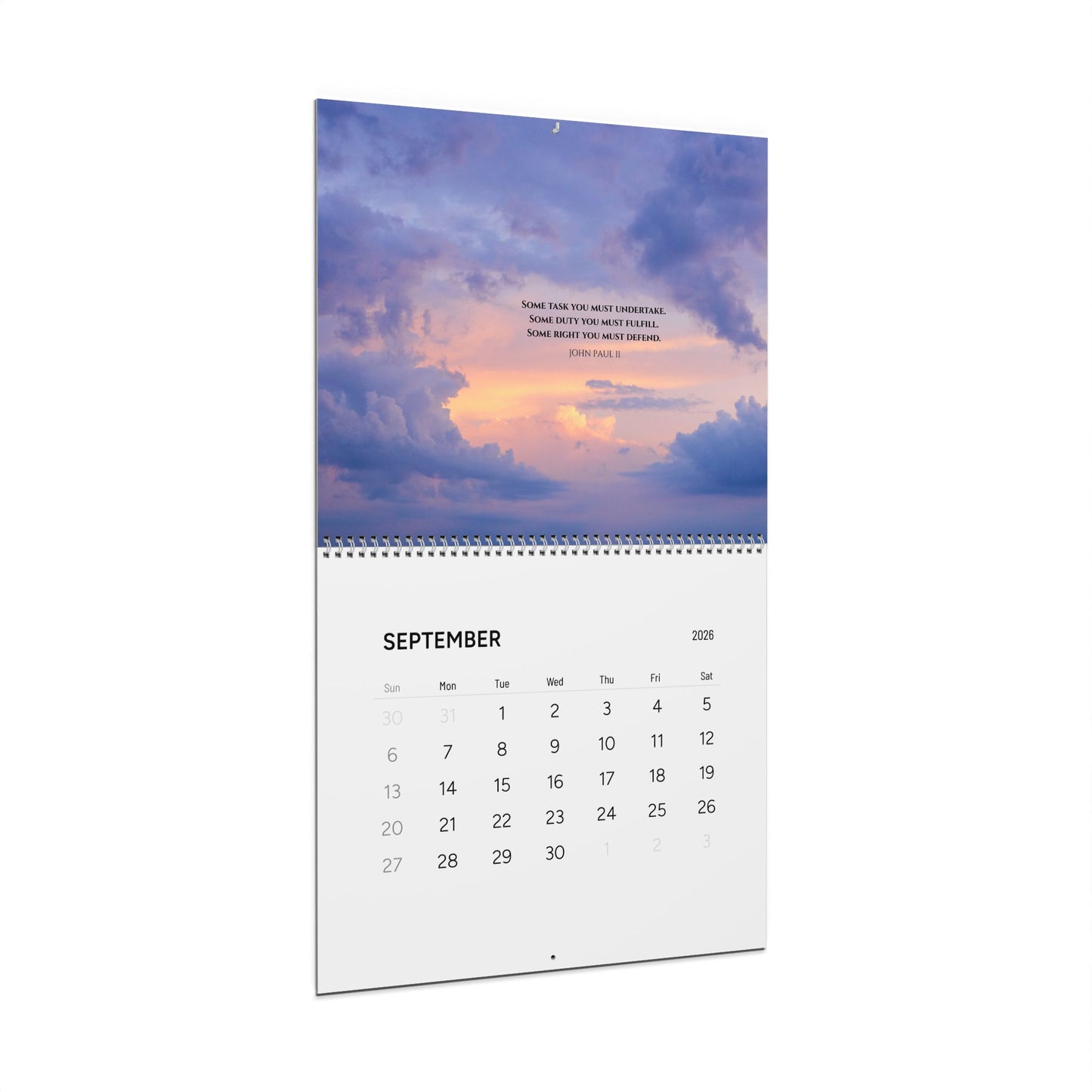 Every Season with John Paul II Wall Calendar 2026