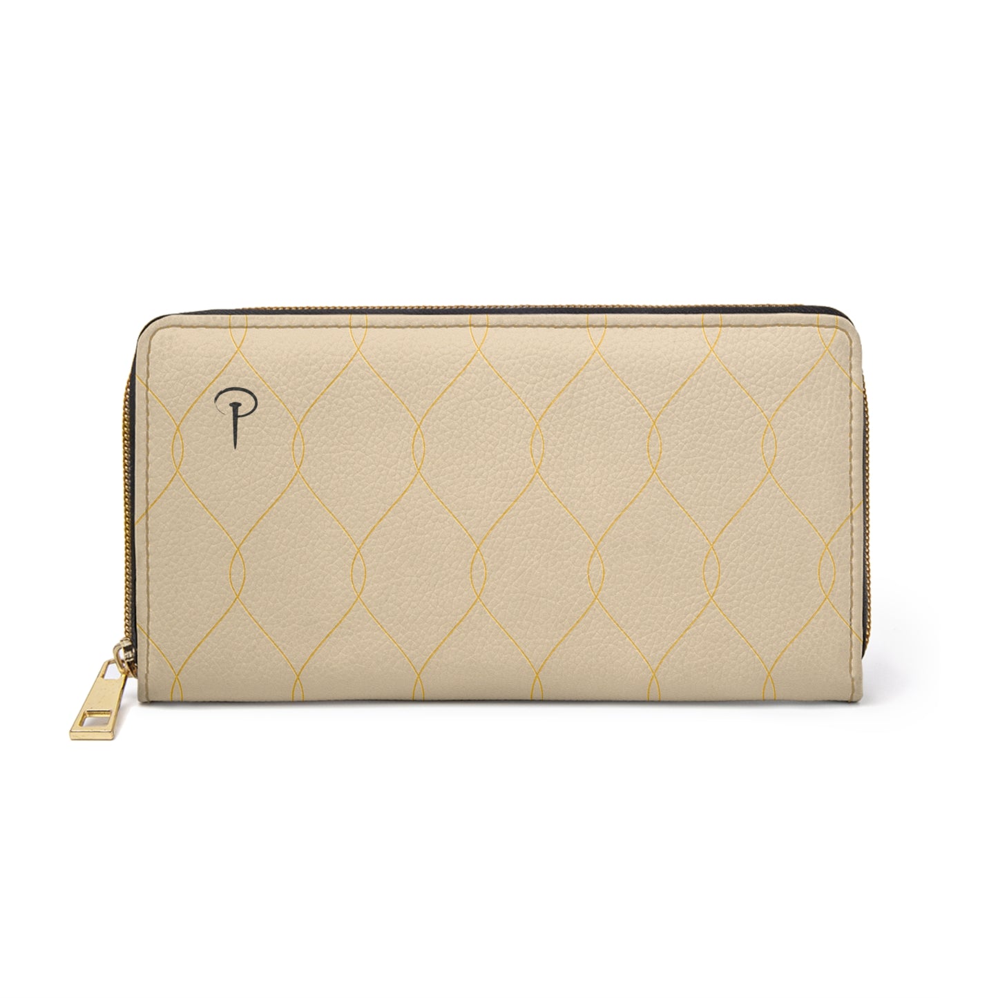 a Piece of Him - Chic zipper wallet beige