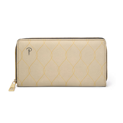 a Piece of Him - Chic zipper wallet beige