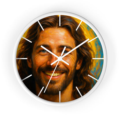 Smiling Jesus - Wall clock