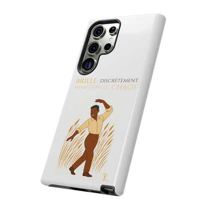 Brille discrètement with Image - Chic Phone Case white
