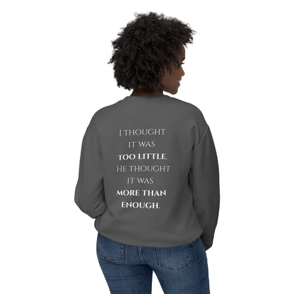 More Than Enough - Unisex crewneck sweatshirt