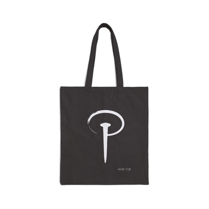 Cotton Canvas Tote Bag - black