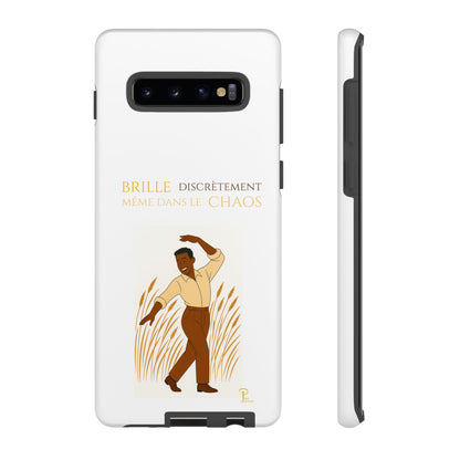 Brille discrètement with Image - Chic Phone Case white