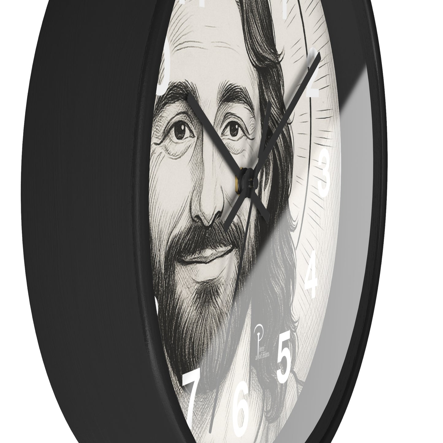 Smiling Jesus Wall Clock - Faithful Decor for Home or Office