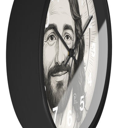 Smiling Jesus Wall Clock - Faithful Decor for Home or Office