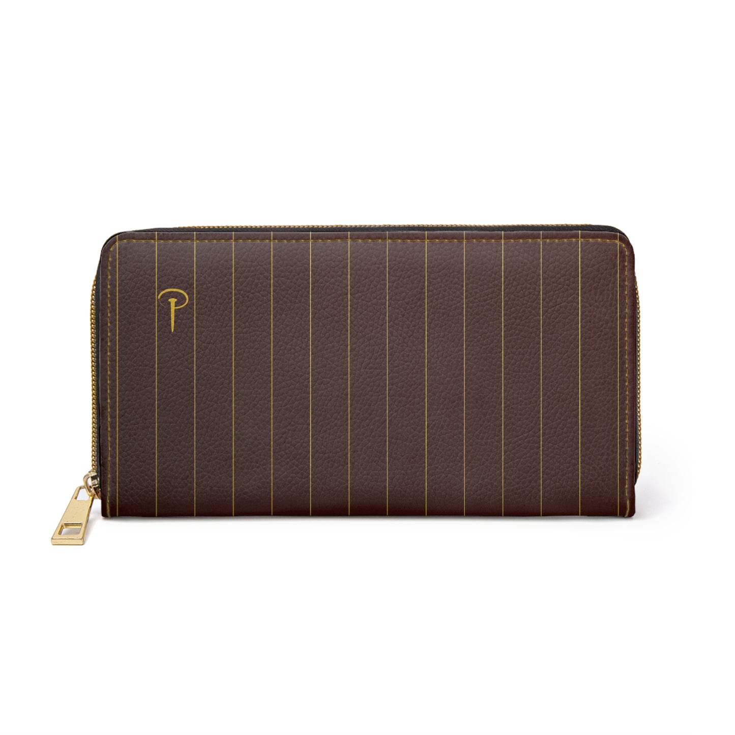 a Piece of Him - Chic burgundy zipper wallet