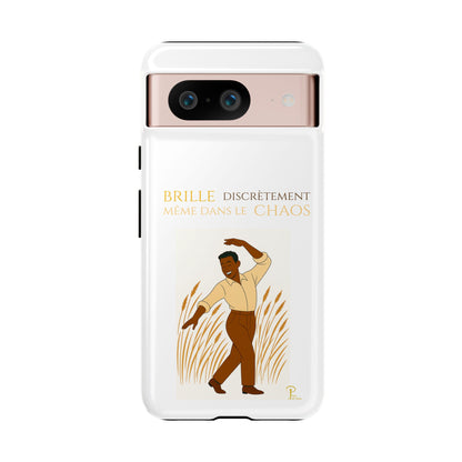 Brille discrètement with Image - Chic Phone Case white