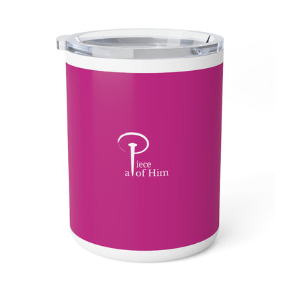 Insulated Coffee Mug with our logo- purple