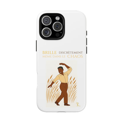 Brille discrètement with Image - Chic Phone Case white