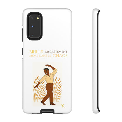 Brille discrètement with Image - Chic Phone Case white
