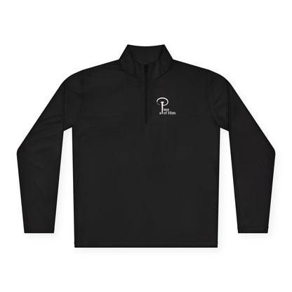 a Piece of Him - Unisex Quarter-Zip Pullover