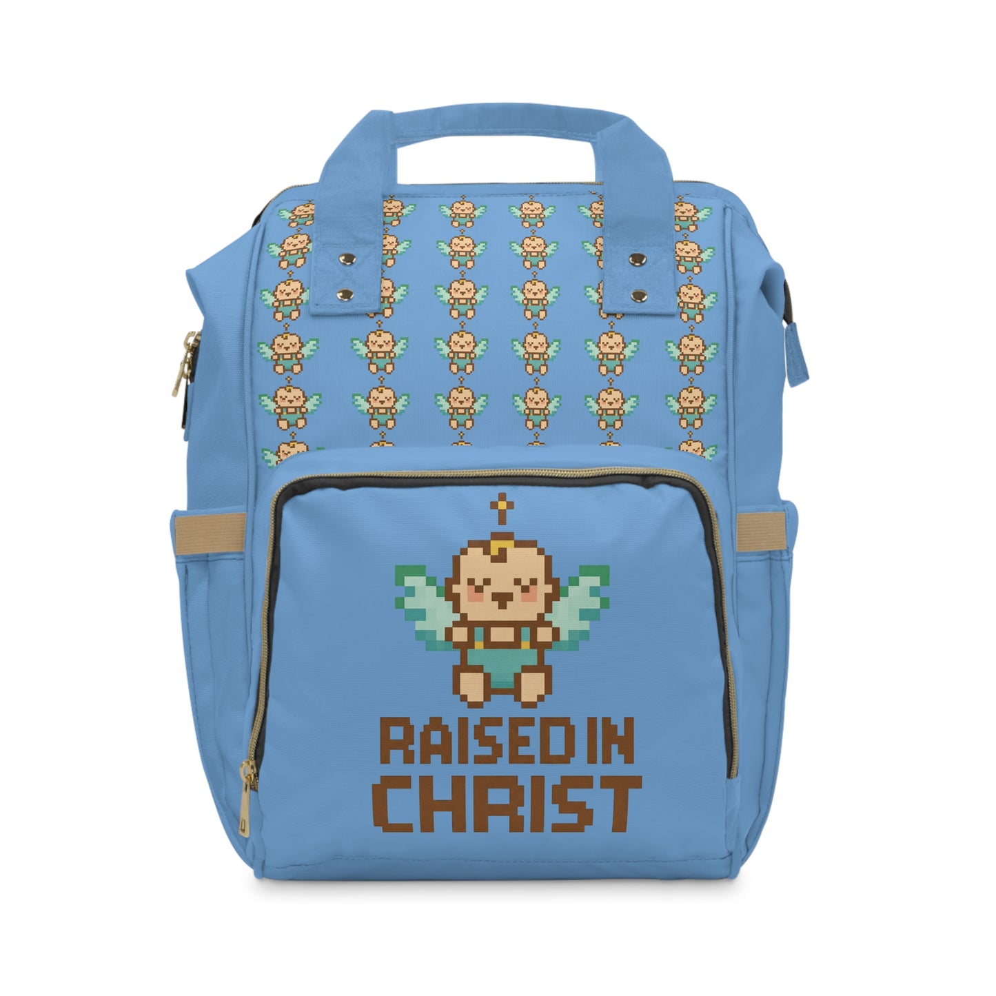 Raised in Christ Diaper Backpack