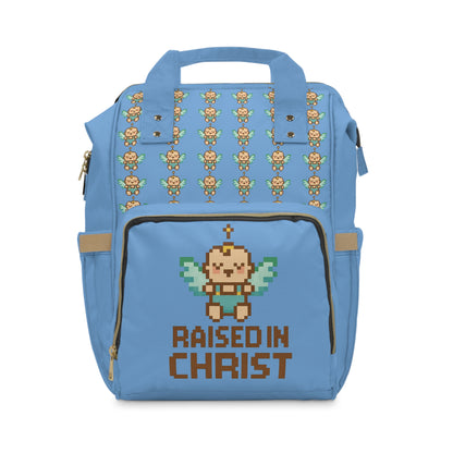 Raised in Christ Diaper Backpack
