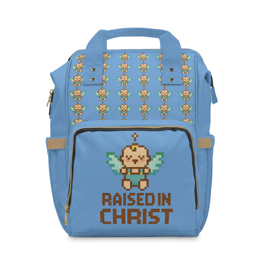 Raised in Christ Diaper Backpack